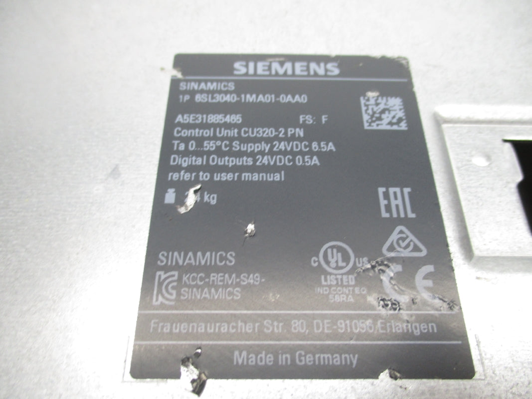 SIEMENS 6SL3040-1MA01-0AA0 24VDC 6.5A NSNP