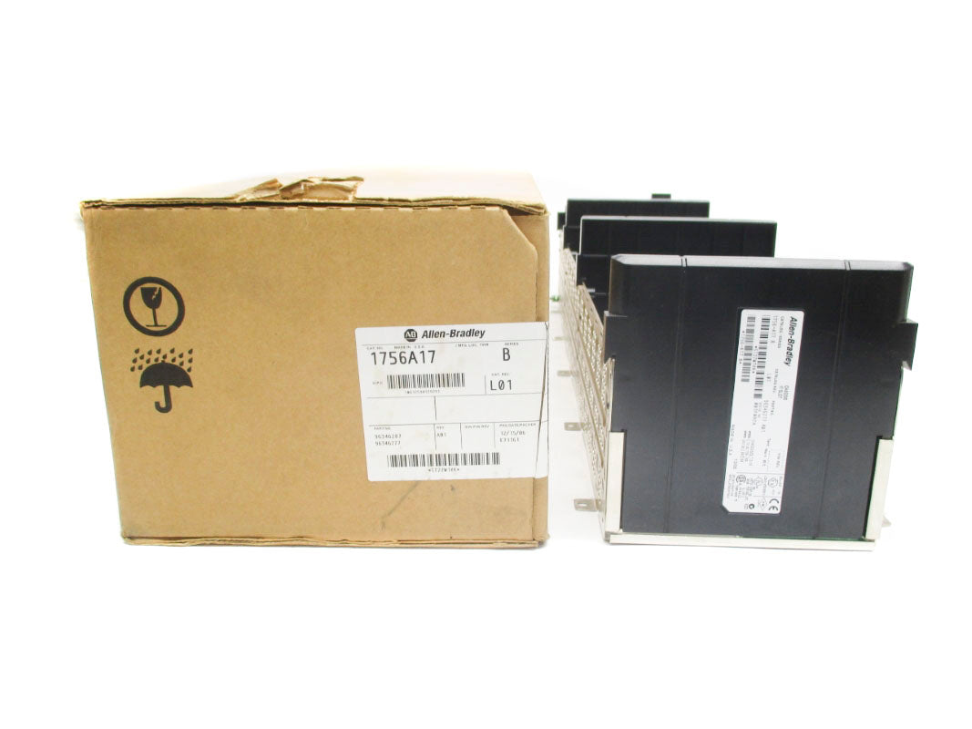 ALLEN BRADLEY 1756-A17 SER. B 24VDC 2.8/2.8A NSMP