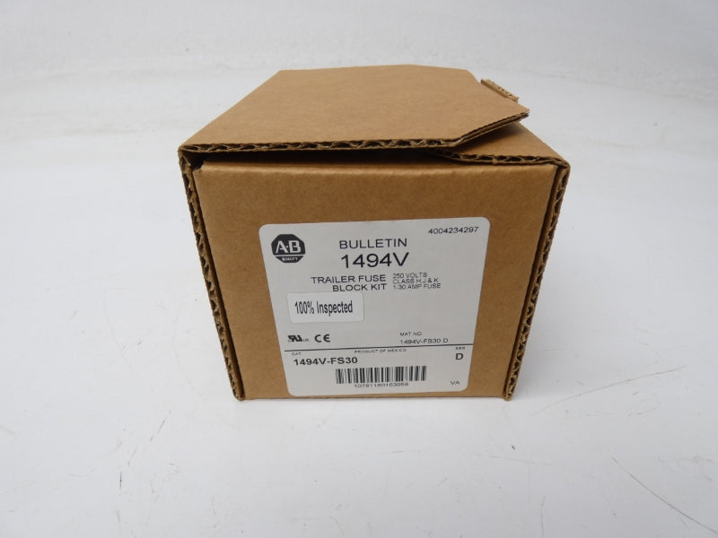 ALLEN BRADLEY 1494V-DR633-A SER. 3 600V 30A (BR/WH)NSMP