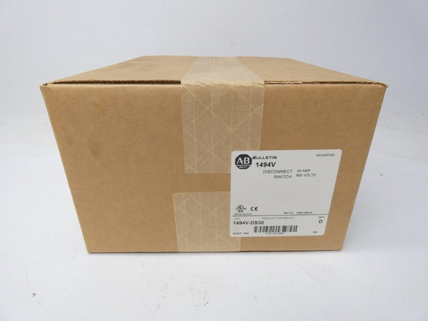 ALLEN BRADLEY 1494V-DR633-A SER. 3 600V 30A (BR/WH)NSMP