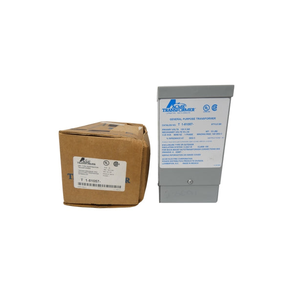 ACME TRANSFORMER T1-81057 120/240V NSMP