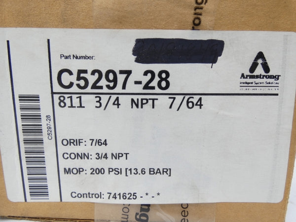 ARMSTRONG C5297-28 200PSI 3/4" NSMP