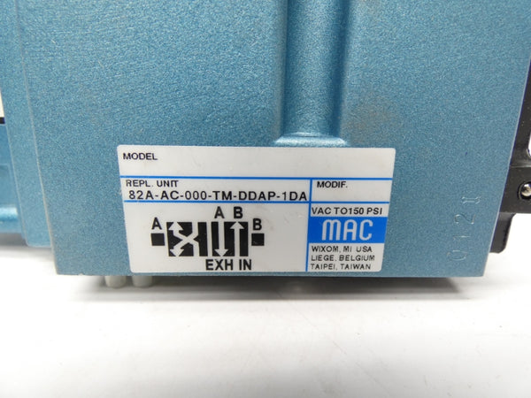 MAC 82A-AC-000-TM-DDAP-1DA 24VDC 150PSI NSMP