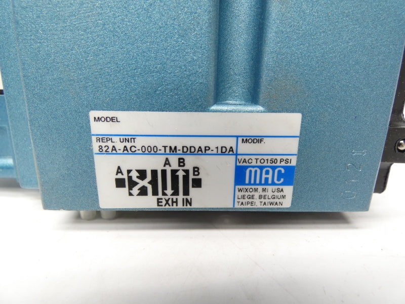 MAC 82A-AC-000-TM-DDAP-1DA 24VDC 150PSI NSMP