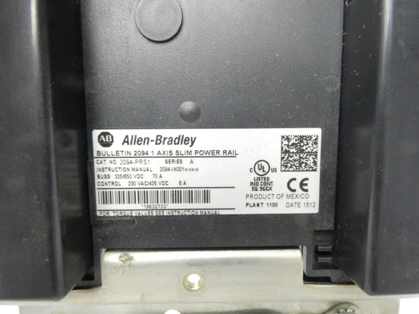 ALLEN BRADLEY 2094-PRS1 SER. A 325/650VDC 70A NSNP