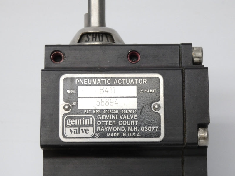 GEMINI VALVE B411 125PSI 1/2" NSNP