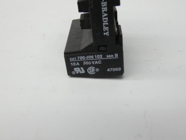 ALLEN BRADLEY 700-HN102 SER. B 300VAC 10A UNMP