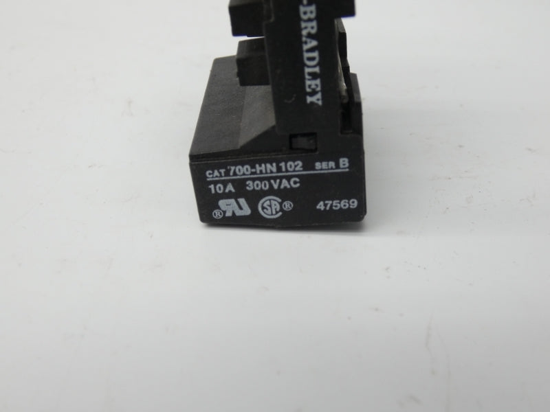 ALLEN BRADLEY 700-HN102 SER. B 300VAC 10A UNMP
