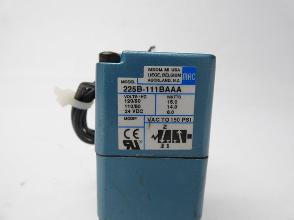 MAC 225B-111BAAA 120V 150PSI UNMP