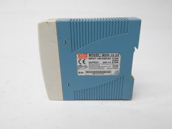 MEAN WELL MDR-10-24 100-240VAC 0.42A UNMP