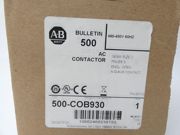 ALLEN BRADLEY 500-COB930 SER. 1 460-480V NSMP