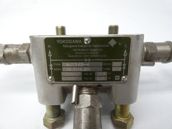 YOKOGAWA MJY3VIS-4 6000PSI NSNP