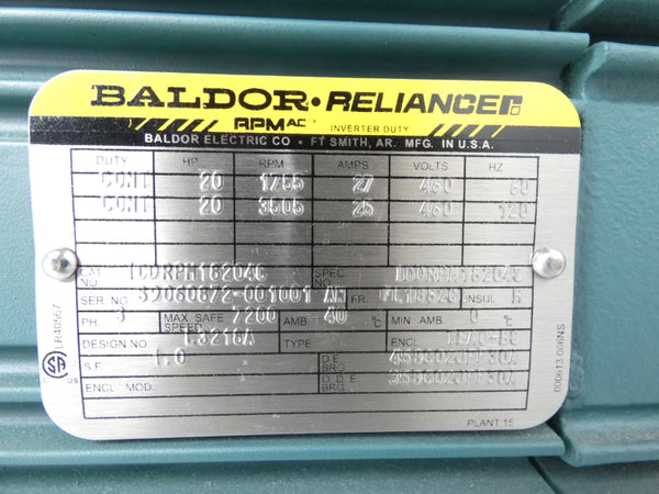 BALDOR 1DDRPM18204C 460V 27A NSNP