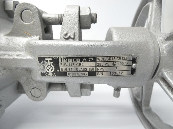 NEWCO 11F-CB2 285PSI 3" NSNP