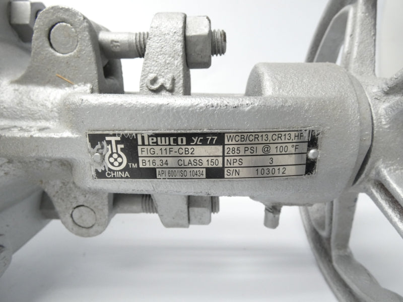 NEWCO 11F-CB2 285PSI 3" NSNP