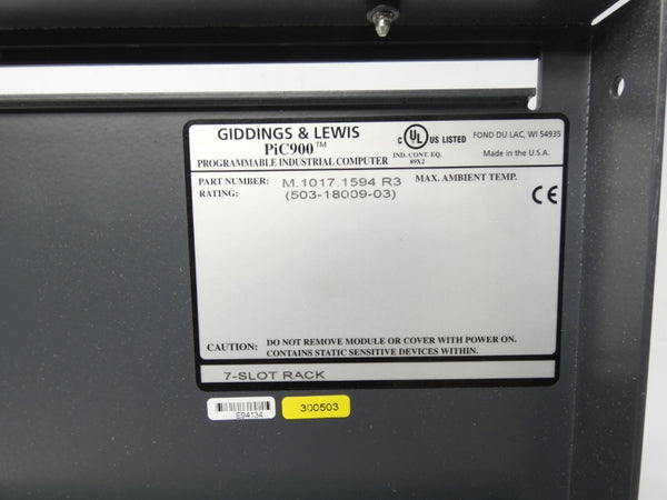 GIDDINGS&LEWIS M.1017.1594 UNMP