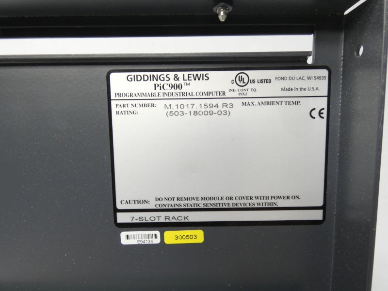 GIDDINGS&LEWIS M.1017.1594 UNMP