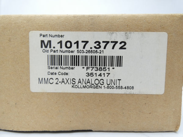 KOLLMORGEN M.1017.3772 24VDC 10A UNMP