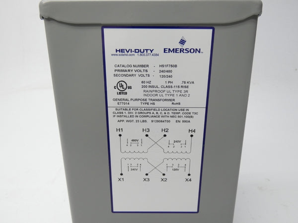 HEVI-DUTY HS1F750B 240/480V NSMP