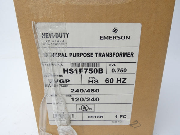 HEVI-DUTY HS1F750B 240/480V NSMP