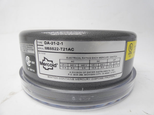 MERCOID DA-31-2-1 440V 10A 15PSI NSMP