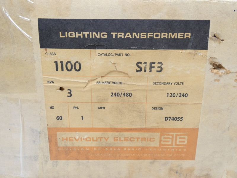 HEVI-DUTY S1F3 240/480V NSMP