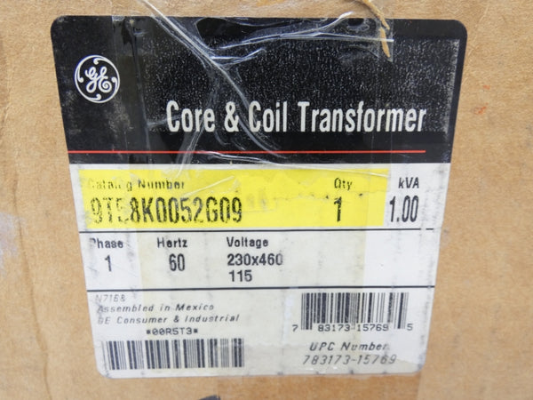 GENERAL ELECTRIC 9T58K0052G09 230/460V NSMP