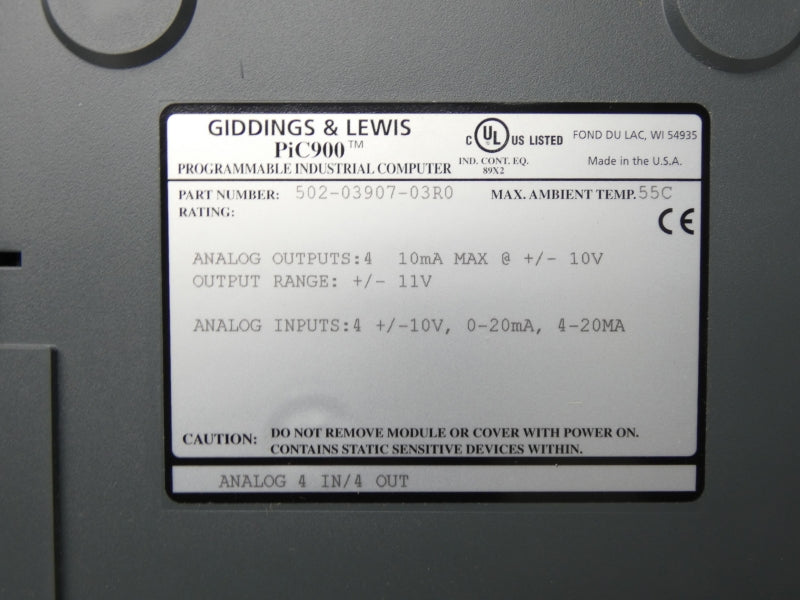 GIDDINGS&LEWIS M.1016.9408 10V NSMP