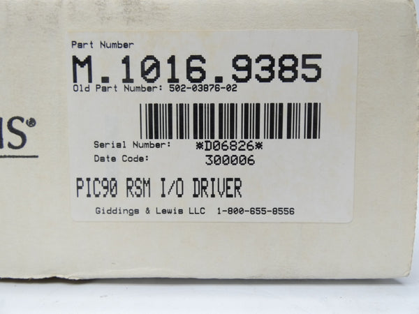 GIDDINGS&LEWIS M.1016.9385 90-250VAC NSMP