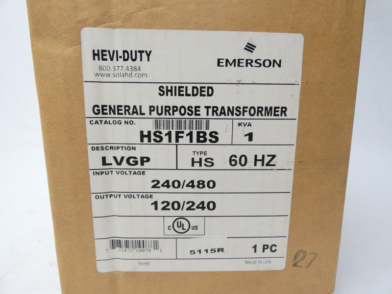HEVI-DUTY HS1F1BS 240/480V NSMP