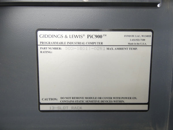 GIDDINGS&LEWIS 503-18011-02R1 UNMP