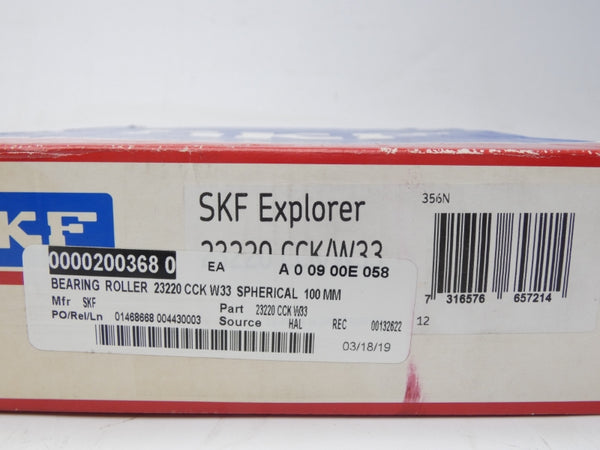 SKF 23220CCK/W33 NSMP
