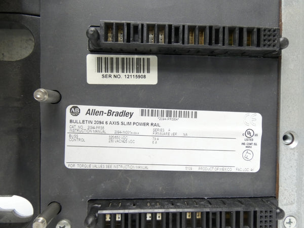 ALLEN BRADLEY 2094-PRS6 SER. A 325/650VDC 70A NSNP