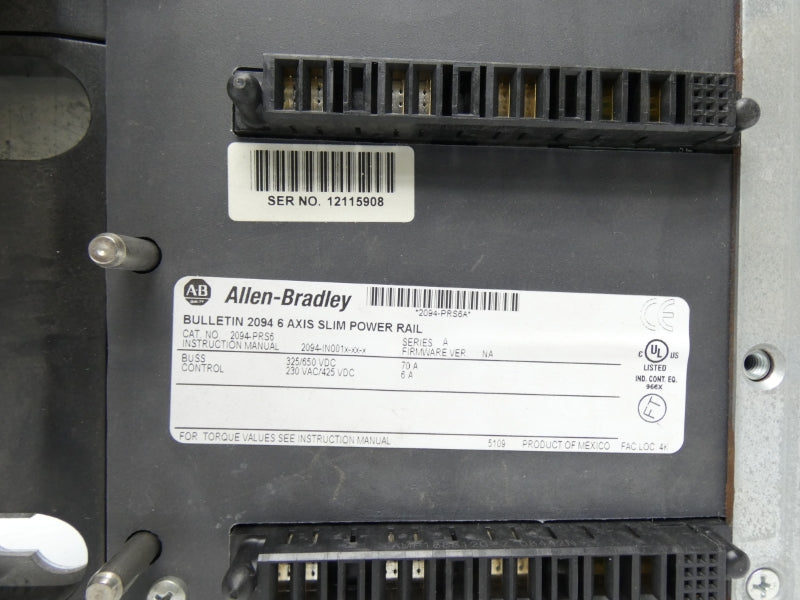ALLEN BRADLEY 2094-PRS6 SER. A 325/650VDC 70A NSNP