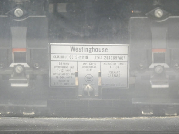 WESTINGHOUSE CO-5H1111N 1-12A UNMP