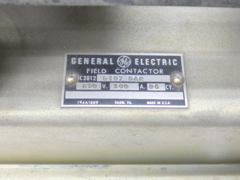 GENERAL ELECTRIC IC2812B107BA2 250V 100A UNMP