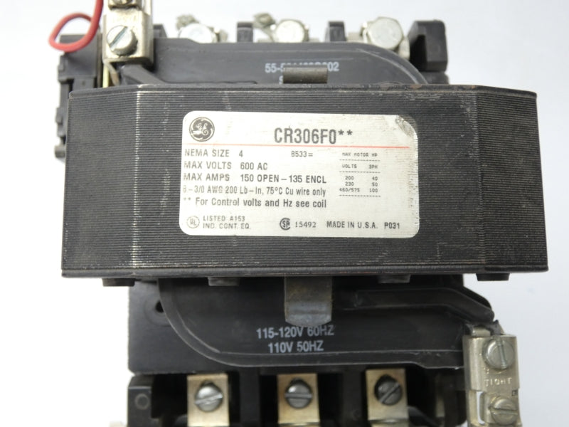 GENERAL ELECTRIC CR306F0 115-120V UNMP