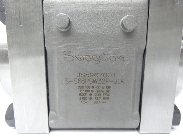 SWAGELOK S-S68PSW32P-JLK 2000PSI 1-1/2" NSNP
