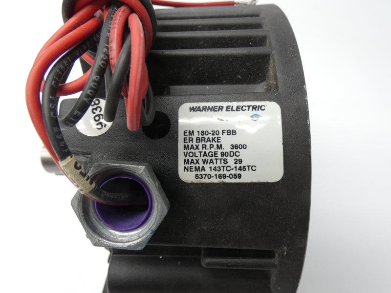 WARNER ELECTRIC EM180-20FBB 90VDC NSNP