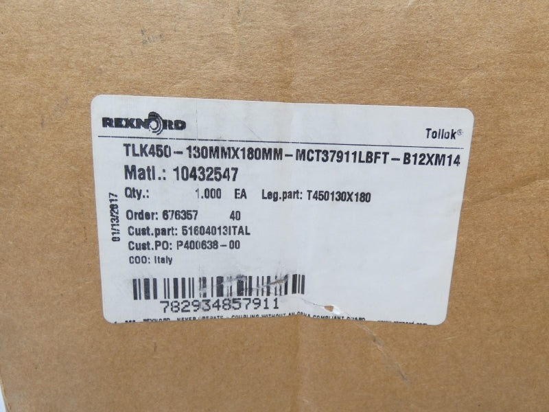 REXNORD TLK450130X180 10432547 NSMP