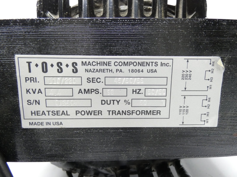 TOSS 013904 110/220V 98A UNMP