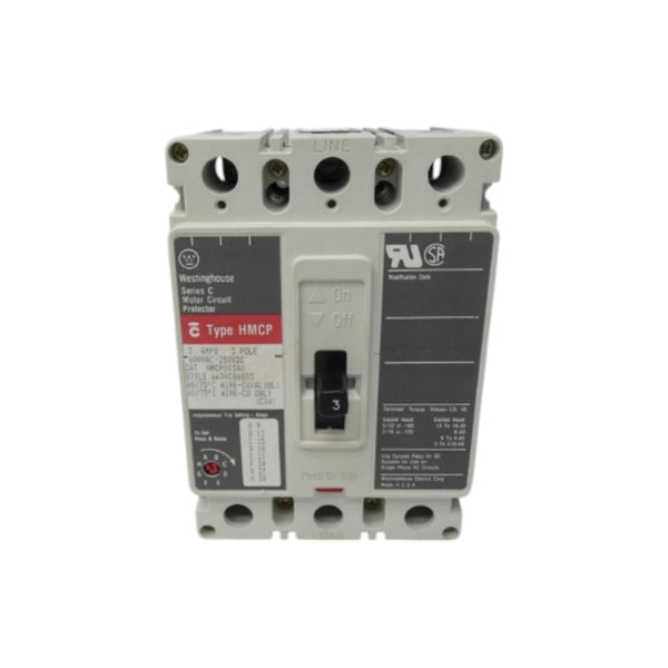 WESTINGHOUSE HMCP003A0 SER. C 600VAC 3A NSNP