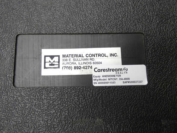 MATERIAL CONTROL DA-4000 NSMP