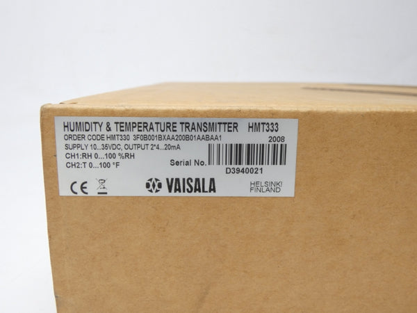VAISALA HMT3303F0B001BXAA200B01AABAA1 10-35VDC NSMP