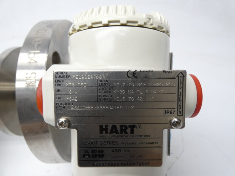 ABB 264DCHE3SSSB3A1E6L1N2 10.5-42VDC 275PSI UNMP