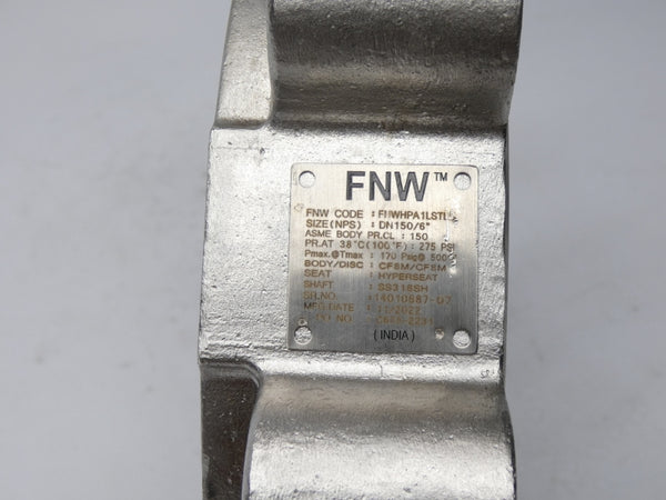 FNW FNWHPA1LSTL5 275PSI 6" NSNP