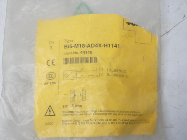 TURCK BI5-M18-AD4X-H1141 44145 10-65VDC NSMP