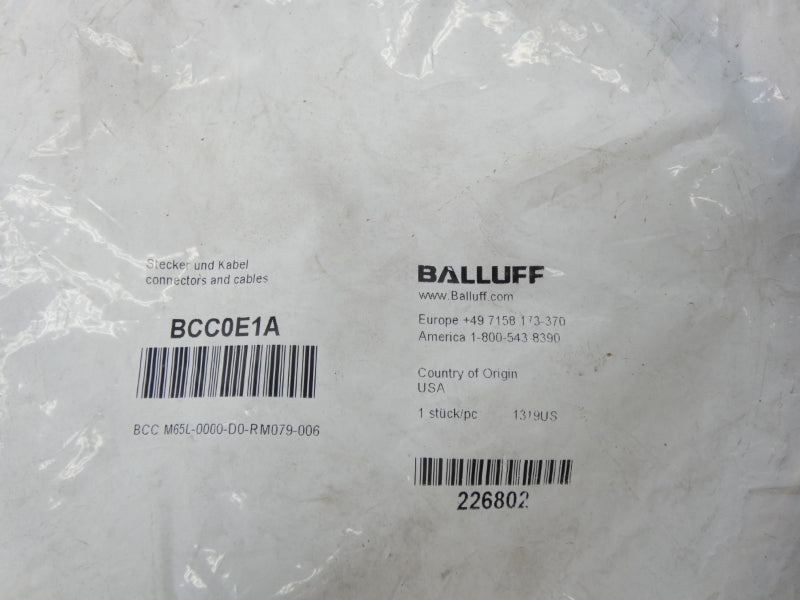 BALLUFF BCCM65L-0000-D0-RM079-006 BCC0E1A NSMP
