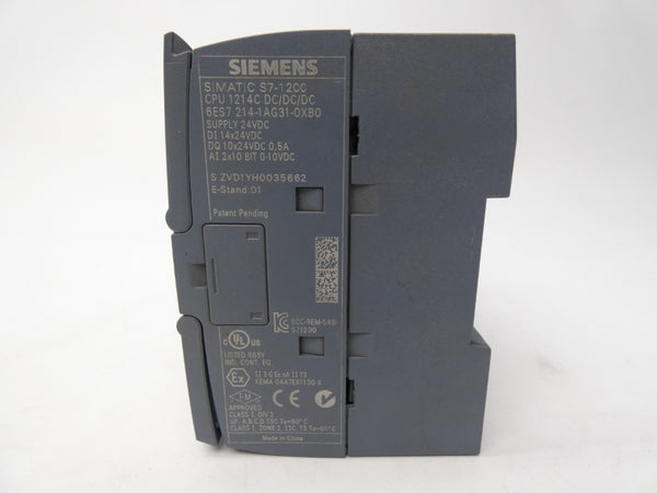 SIEMENS 6ES7214-1AG31-0XB0 24VDC 0.5A UNMP