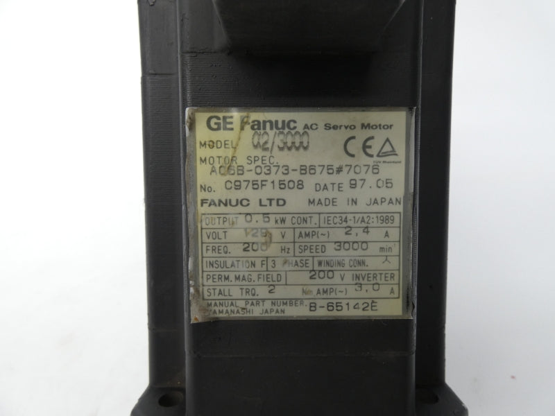 FANUC A06B-0373-B675#7076 129VAC 2.4A NSNP